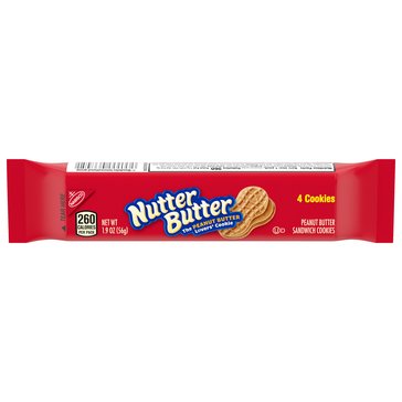 Nabisco Nutter Butter Sandwich Cookies, 4-Pack