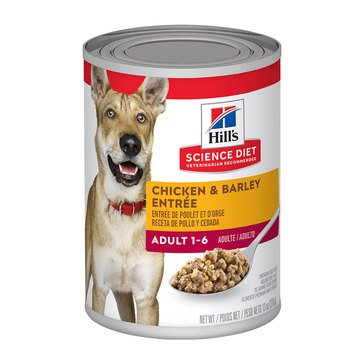 Hill's Science Diet Canine Adult 13 oz. Chicken & Barley Wet Dog Food