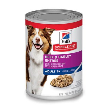 Hill's Science Diet Beef Barley Adult 7+ Wet Dog Food