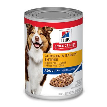 Hill's Science Diet Canine Adult 7+ Chicken & Barley Wet Dog Food