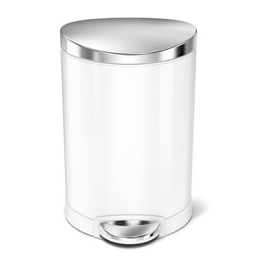 simplehuman 6L Mini Semi-Round Step Can