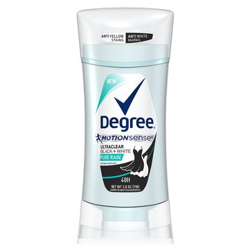 Degree Women Antiperspirant Deodorant Black and White Pure Rain 2.6oz