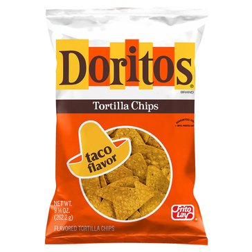Doritos Taco Flavor Tortilla Chips, 9.25oz