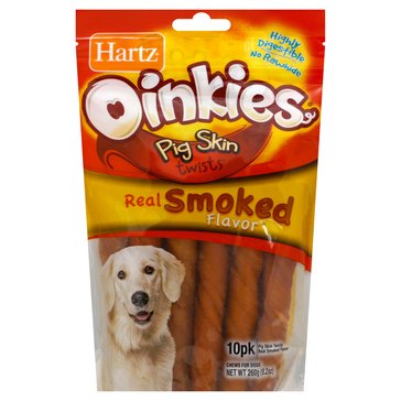 Hartz Oinkies Pig Skin Twists