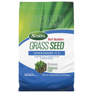 Scotts Turf Builder Grass Seed Sun & Shade Mix 2.4lb