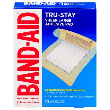 BAND-AID Flex/Fab Strip, 10ct