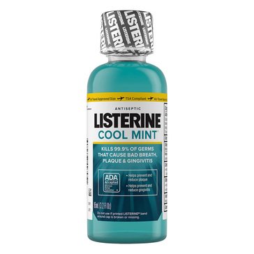 LISTERINE Cool Mint Mouthwash, 3.2 fl oz