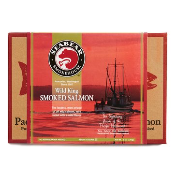 SeaBear Smoked King Salmon, 6oz