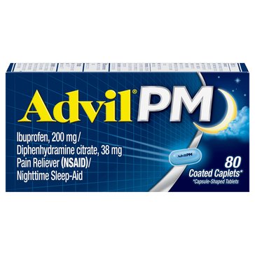 Advil Pm Caplets, 80-count