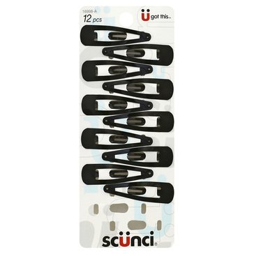 Conair Scunci Snap Clips 12-Count