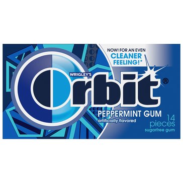 Orbit Peppermint Gum, 14-Piece