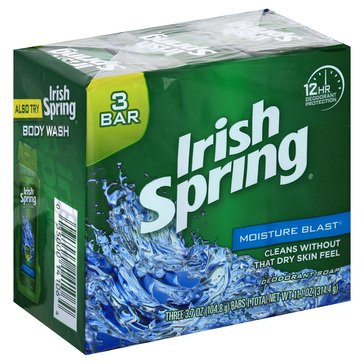 Irish Spring Moisture Blast Bar Soap 3-Pack 11.1oz