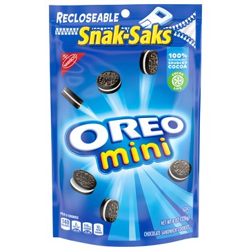 Nabisco Oreo Mini Chocolate Sandwich Cookies, 8oz