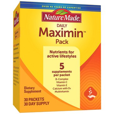 Nature Made Maxim Pack Active Life Nutrients  5 Tablet Packs, 30-count