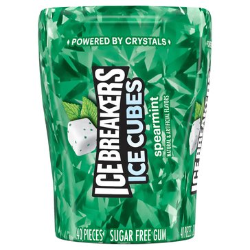 Ice Breakers Ice Cube Spearmint Gum, 3.24oz