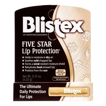 Blistex 5 Star Lip Protectant SPF30, 0.14oz