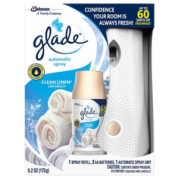Glade Automatic Spray Starter, Clean Linen