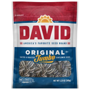 David Original Jumbo Sunflower Seeds, 5.25oz