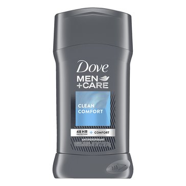 Dove Men's Clean Comfort Antiperspirant Deodorant 2.7oz