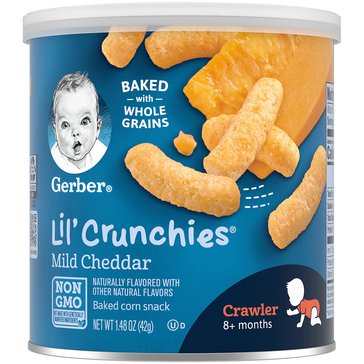 Gerber Graduates Toddler Mild Cheddar Lil Crunchies, 1.48oz