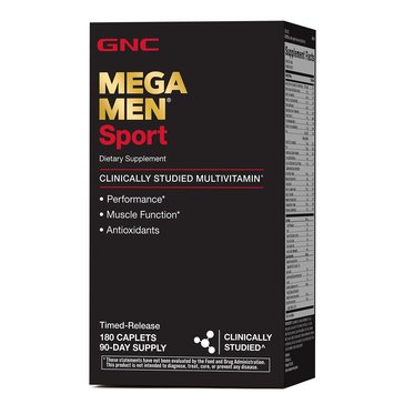 GNC Mega Men Sport, 180-Count