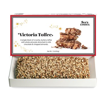 See's Candies Holiday Victoria Toffee, 1lb