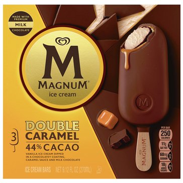 Magnum Double Caramel Ice Cream Bar, 3-Pack