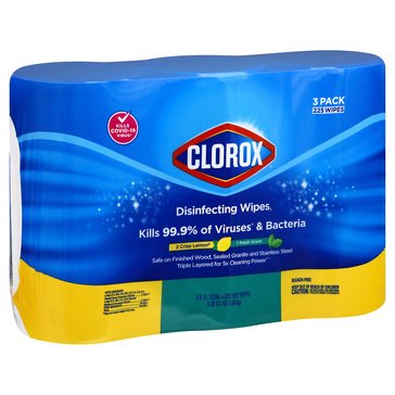 Clorox Fresh Scent  Disinfecting Wipes, Crisp Lemon