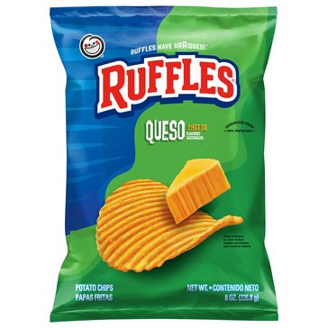 Ruffles Queso Chips, 8oz