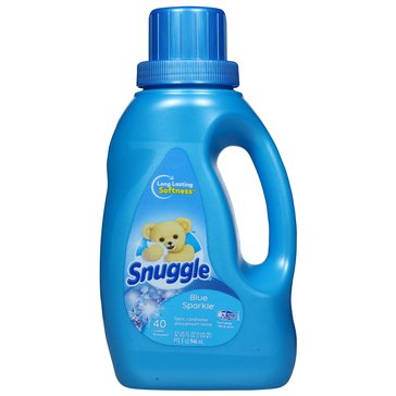 Snuggle 40 Load Liquid Blue Sparkle Fabric Softener, 32oz