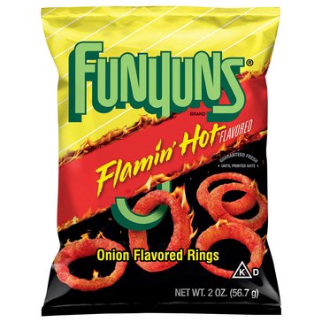 Funyuns Flamin' Hot Corn Snack, 2oz
