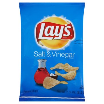 Lay's Salt and Vinegar Chips, 2.5oz