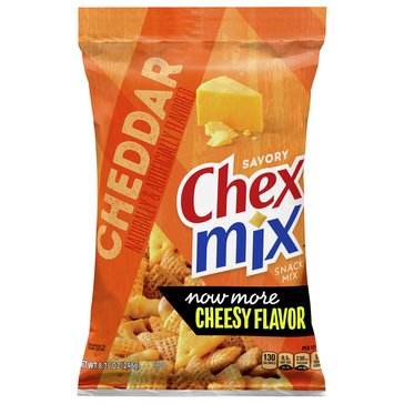 Chex Mix Savory Cheddar Snack Mix, 8.75oz