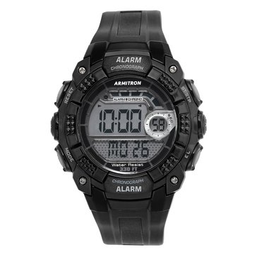 Armitron Pro Sport Black Digital Chronograph Watch