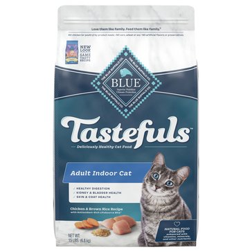 Blue Buffalo Adult Indoor Formula Cat Food, 15Lbs