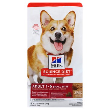 Hill's Science Diet Lamb & Rice Small Bites Dog Food, 4.5 lbs