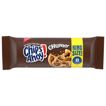 Chips Ahoy! King Size Chunky Cookies, 8-Count