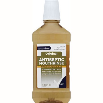 Exchange Select Antiseptic Original Flavor Mouthwash, 33.8 fl oz