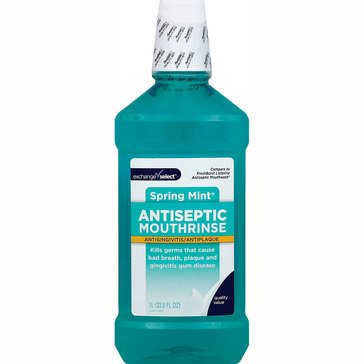 Exchange Select Antiseptic Spearmint Mouthwash, 33.8 fl oz