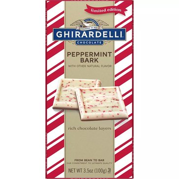 Ghirardelli Holiday Limited Edition Peppermint Bark Bar, 3.5oz