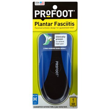  PROFOOT Plantar Fasciitis Mens Orthotic Support Insoles