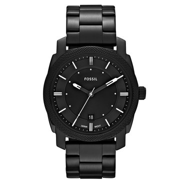 Fossil Men's Machine Black Tone Stainless Steel Bracelet Watch