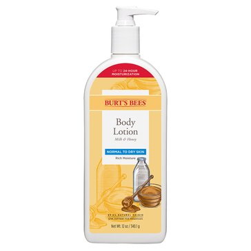 Burt's Bees Body Lotion Milk & Honey 12oz