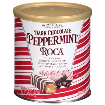 Brown & Haley Dark Chocolate Peppermint Roca, 9oz