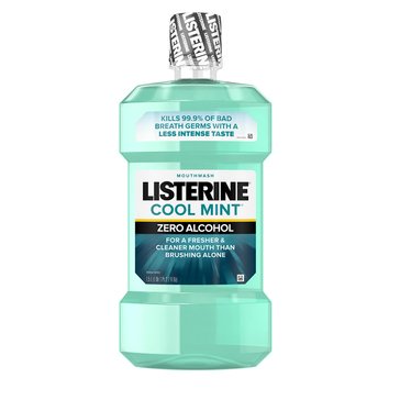 LISTERINE Cool Mint Alcohol-Free Mouthwash, 1.5 Liters