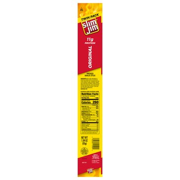 Slim Jim Original Smoked Snack Sticks, 2-Pack