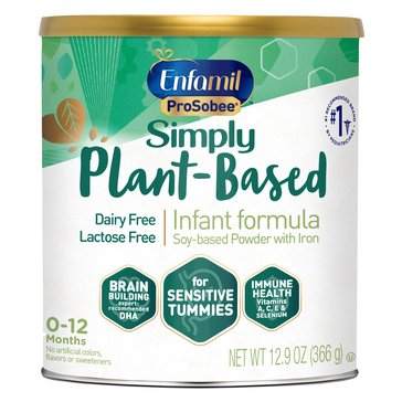 Enfamil Simply Plant-Based Soy Powder Infant Formula - 12.9oz