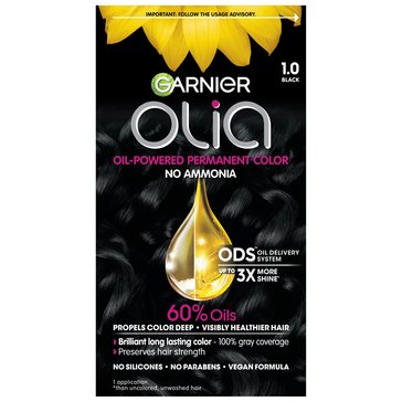 Garnier Olia Permanent Hair Color 1.0 Black