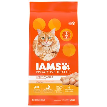 Iams Proactive Health Healthy Adult with Chicken Dry Cat Food, 7lb
