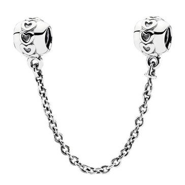 Pandora Sterling Silver Love Connection Safety Chain, 5CM/2IN